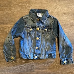 H&M Medium Wash Denim Jacket Size 4-5Y